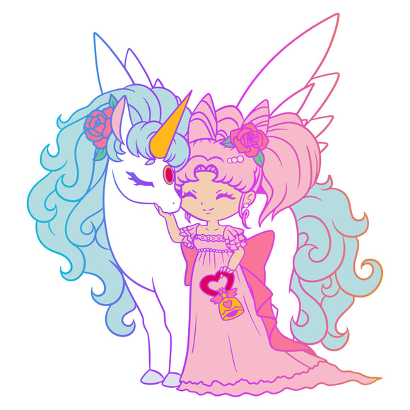 Pegasus and Princess Enamel Pin
