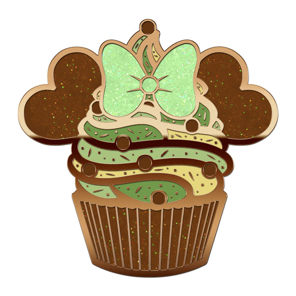 Kiss the Frog Cupcake Enamel Pin