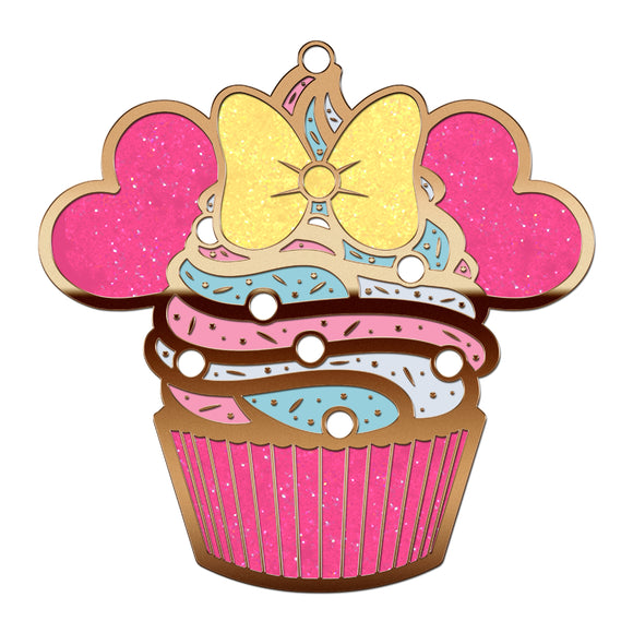 Sleeping Princess Cupcake Enamel Pin
